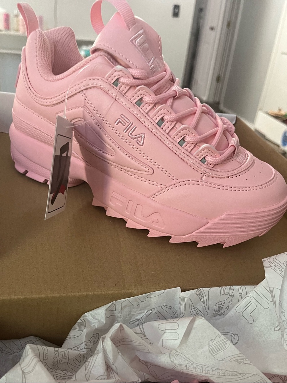Fila Kids Pink Disruptor II premium Sneaker